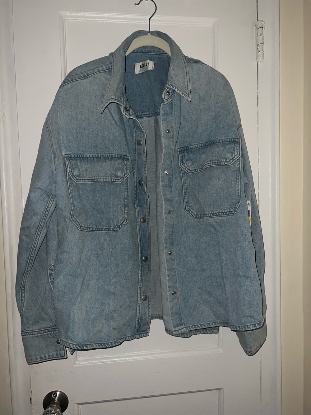 Agolde oversized denim pullover